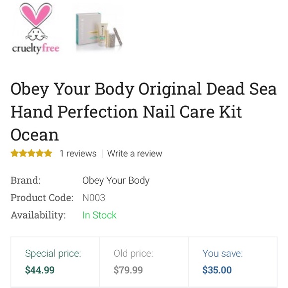 Obey Your Body Ultimate Nail Care Kit - Picture 4 of 4